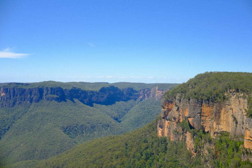 Blue Mountains Grand Canyon rock formations