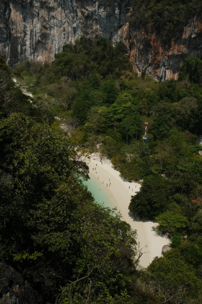 Krabi_Beach_SeanSojourns Eagle view of a beach in Krabi
